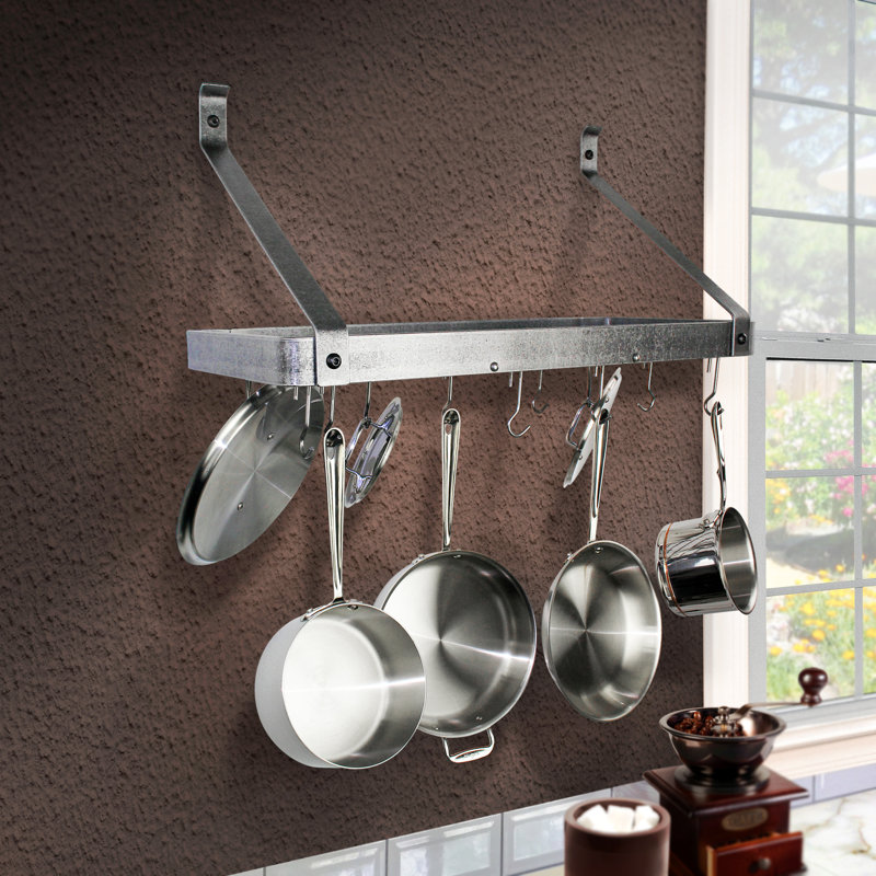 Enclume USA Handcrafted Gourmet Wall Mounted Pot Rack & Reviews Wayfair